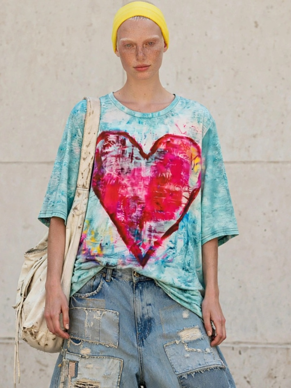 Vibrant watercolour tee